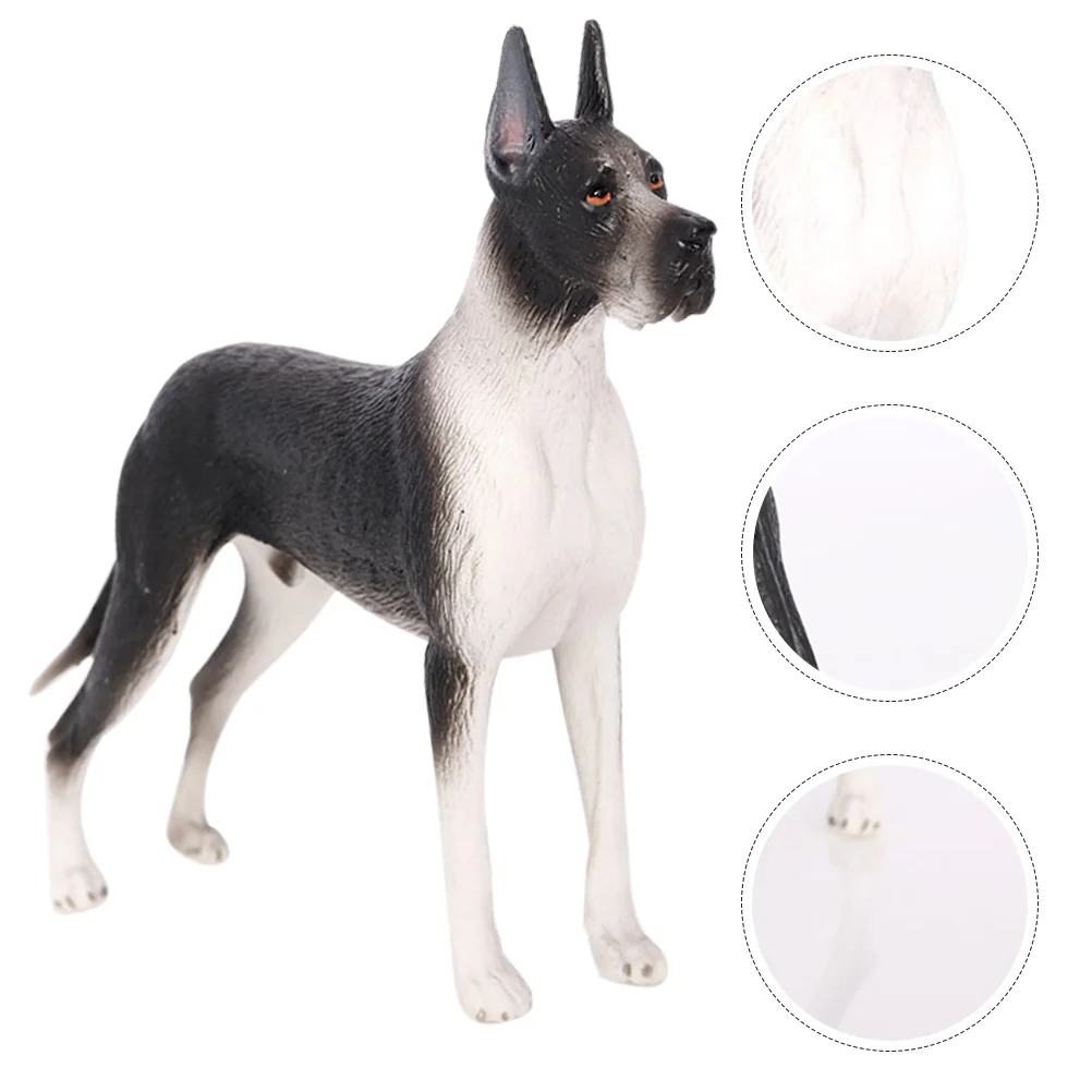 

Artificial Dog Simulation Figurine Lifelike Animal Model Toy Fake Puppy Figures Husky Plastic