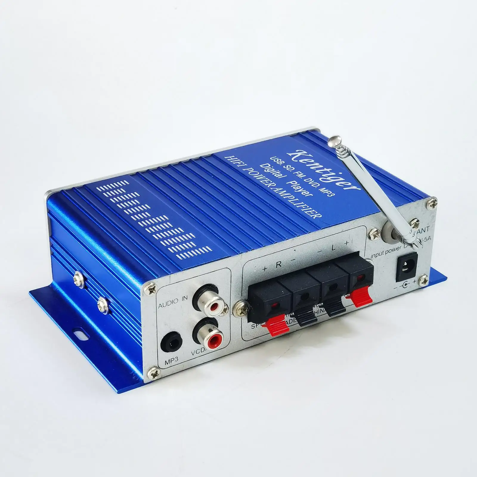 Kentiger HY-502 Mini Hi-Fi Stereo Audio AMP Amplifier Support FM/MP3/SD/USB/DVD