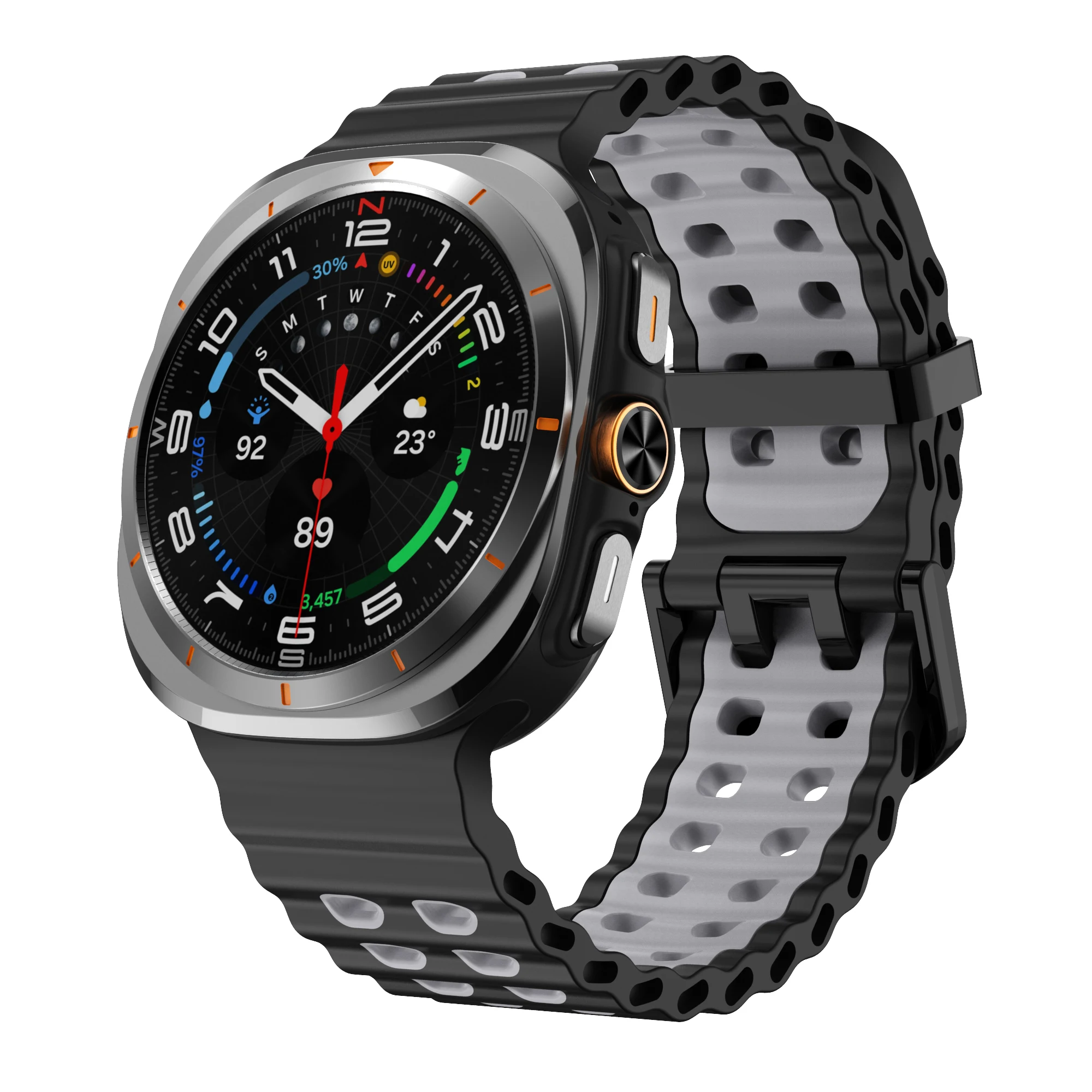 Silicone Breathable Marine Strap Wristband Bracelet