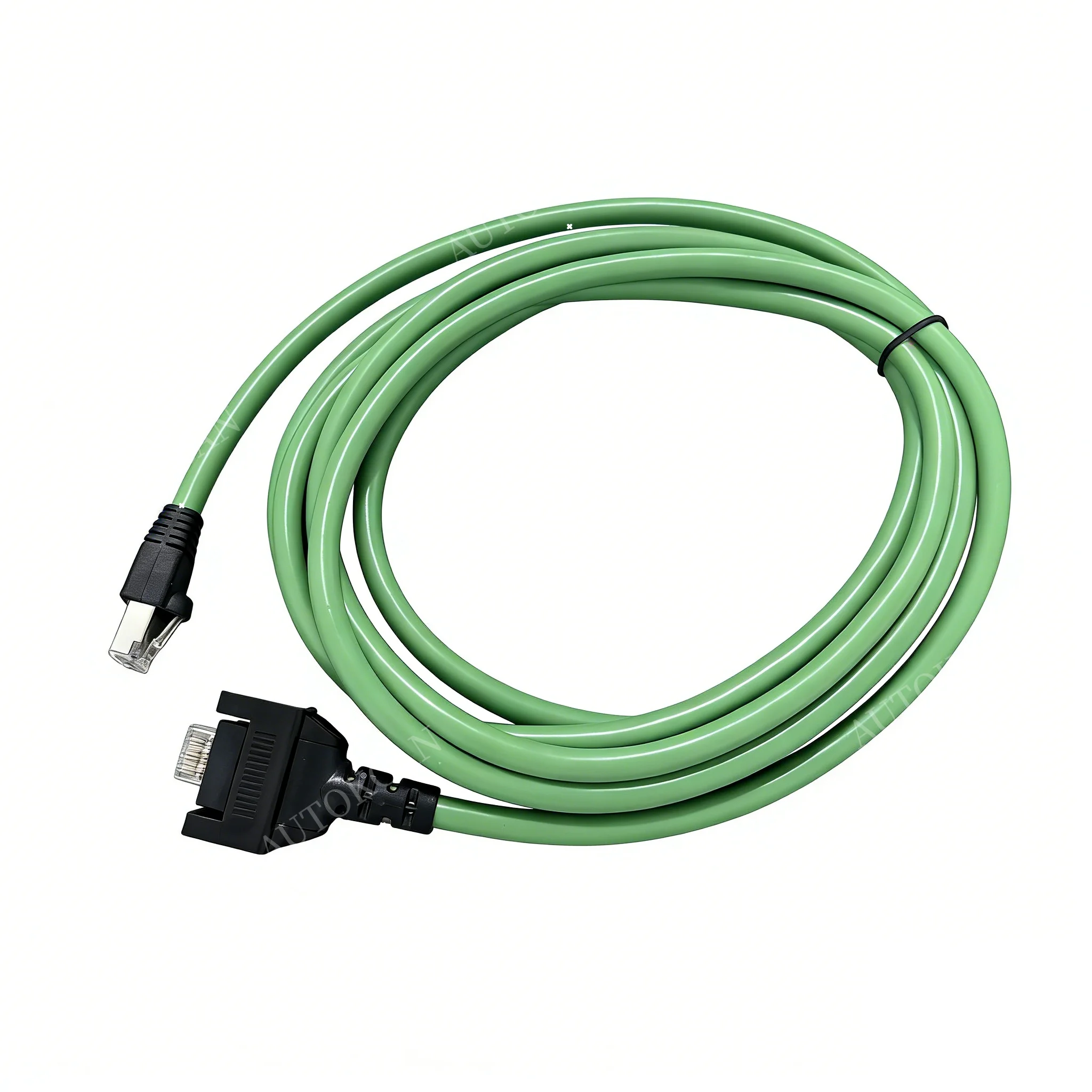 Green Ethernet LAN Cable for OBD2 Diagnostic Tools - Automotive Accessory