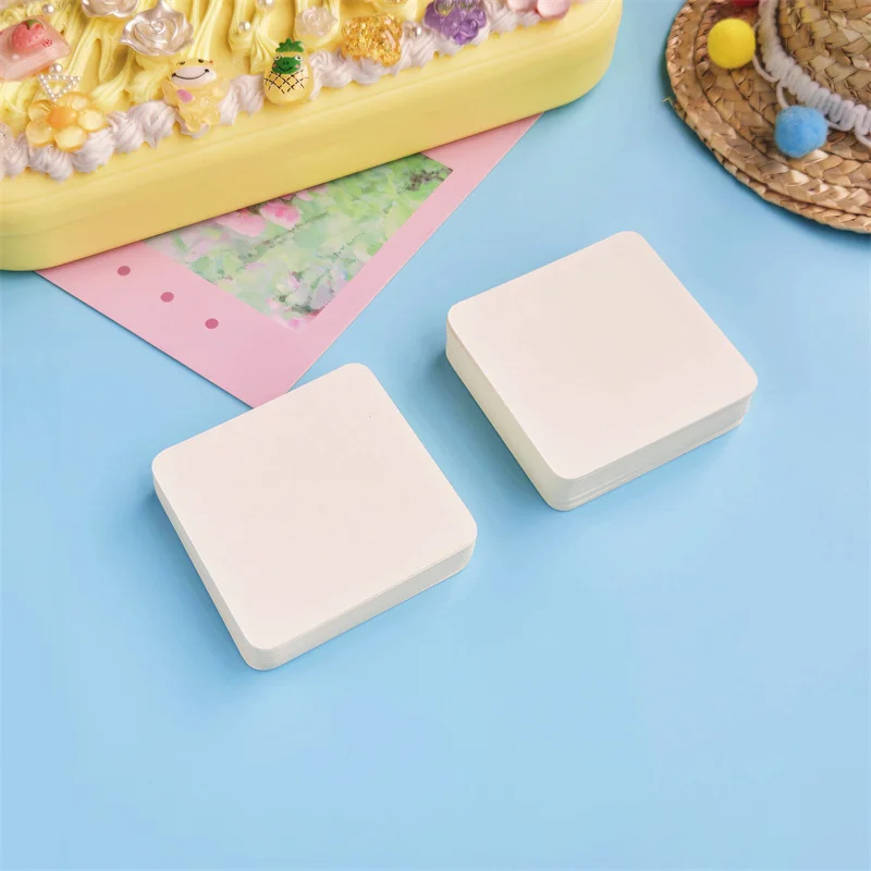 필기 용 빈 하드 종이 카드 Diy 자체 제작 영어 단어 학습 카드 엽서 메시지 카드 비즈니스 용품