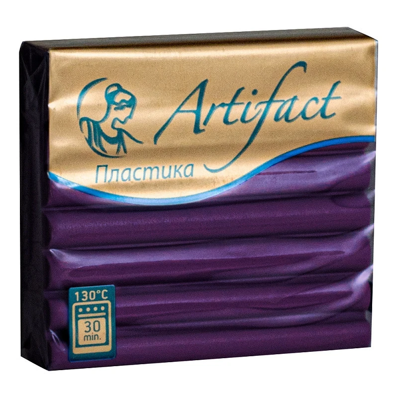 Polymer clay &quotArtifact&quot color: classic eggplant 56 grams art. 5076 Needlework Clays Doughs Pottery Ceramics Arts Crafts Sewing Home Garden |