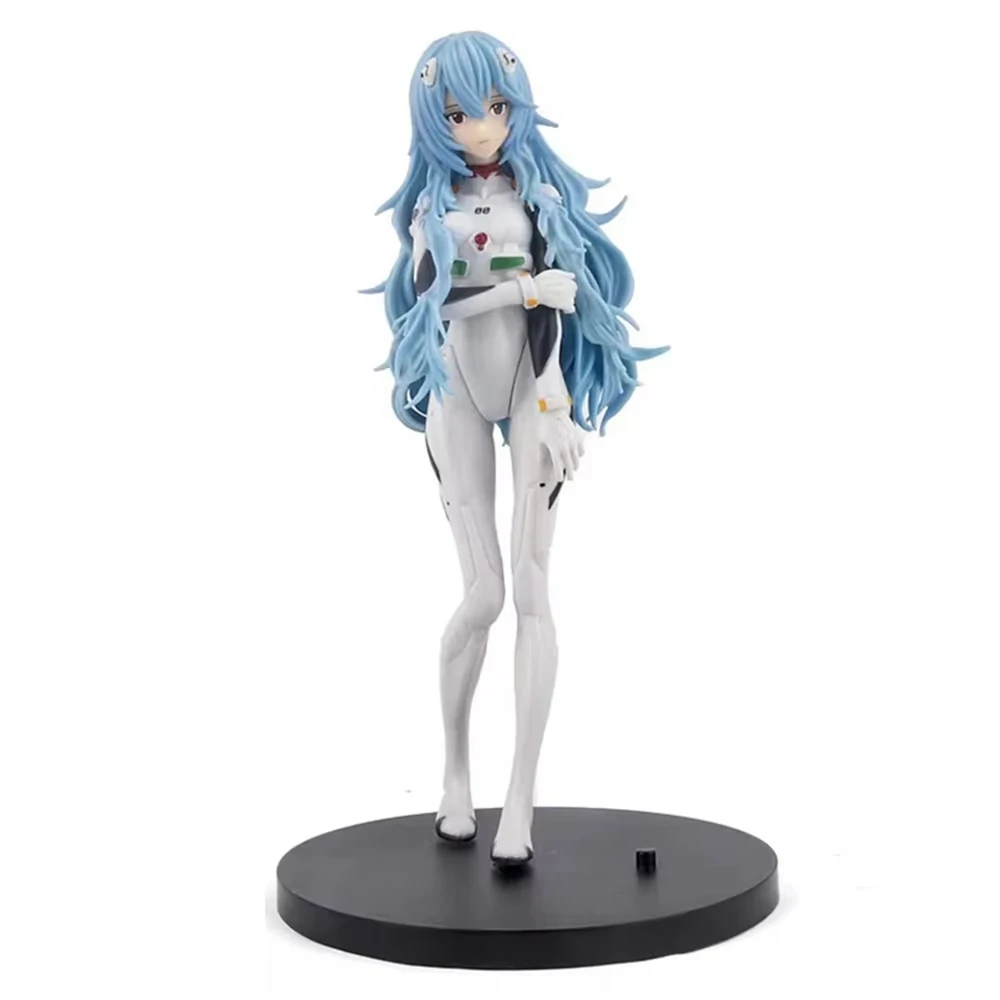 Genesis Evangelion Anime Figure EVA Ayanami Rei Asuka Two-Dimensional Model Chassis Desktop Ornament Gift Doll Toys