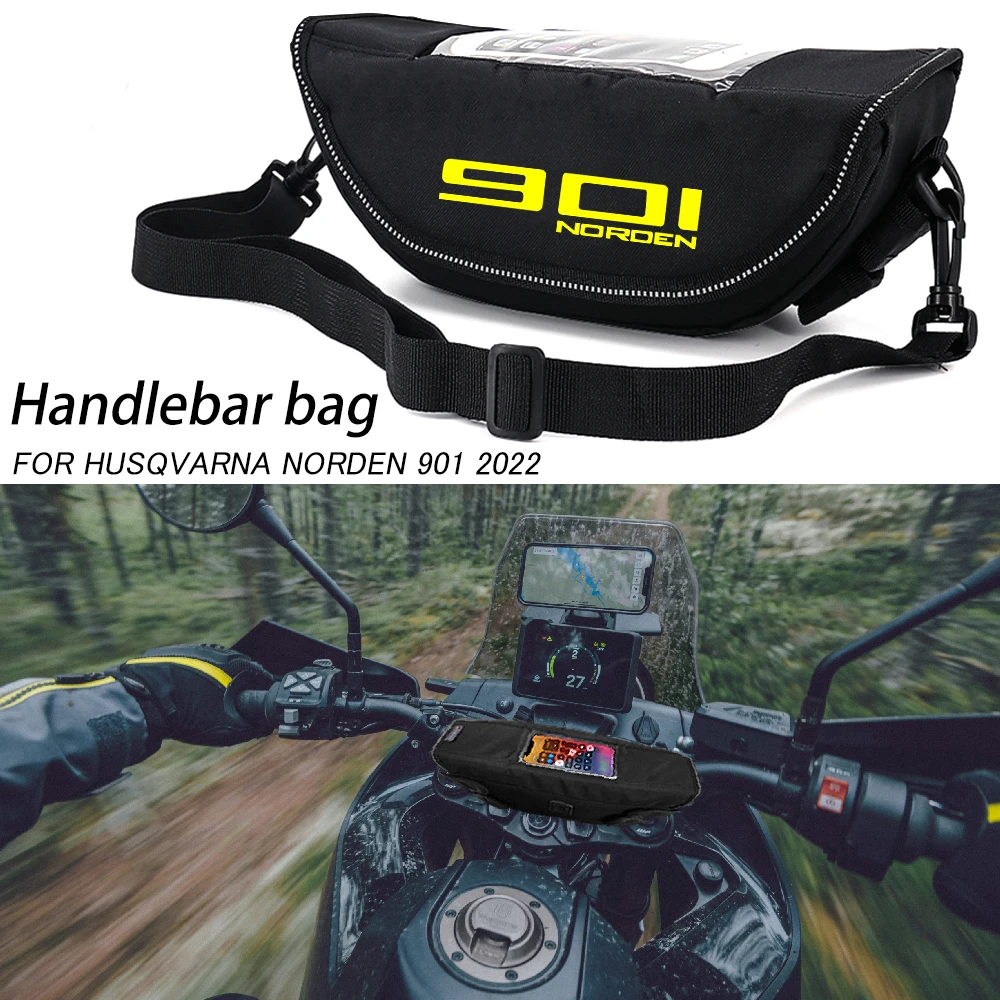 

For Husqvarna Norden 901 Norden901 2022 Motorcycle accessory Waterproof And Dustproof Handlebar Storage Bag navigation bag