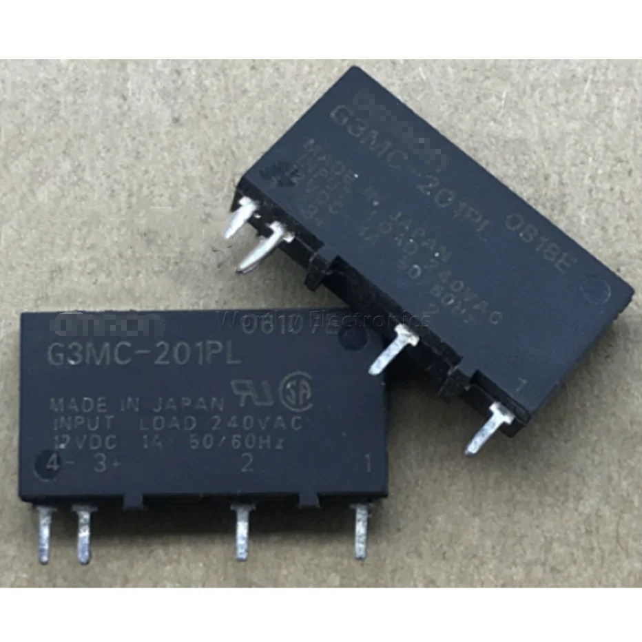 Lot 5v 12v G3mc201pl G3mc-201pl-vd 4pin Relé 10 Pcs