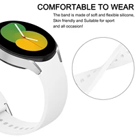 Coque en TPU + bracelet en Silicone pour Samsung Galaxy Watch 4 5 6 7 40mm 44mm, housse de protection d'écran pare-chocs pour Galaxy Watch 4 5 6 7 5