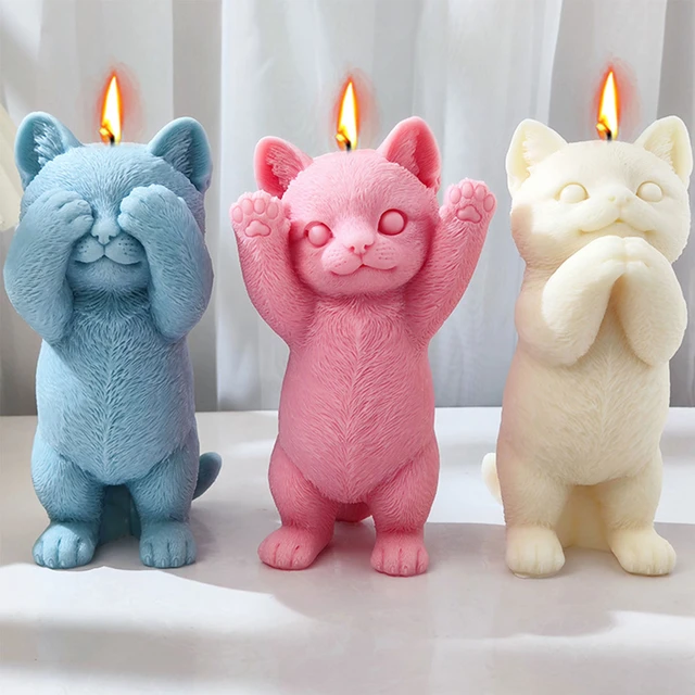 8holes Cat Paw Silicone Mold For Candle Making Diy Handmade Candle Mold - Candle  Molds - AliExpress