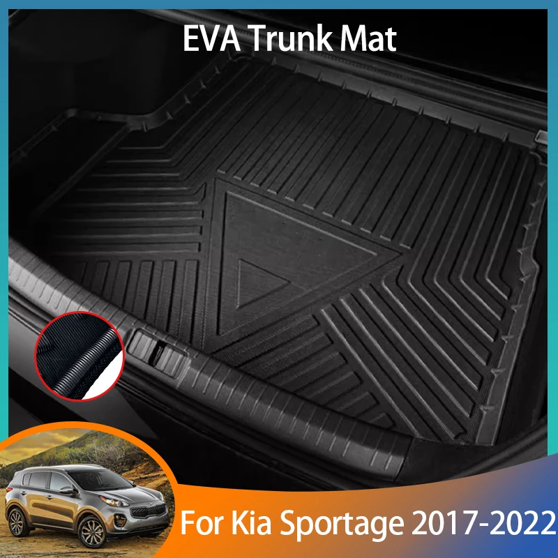 

Car Rear Trunk Mat For Kia Sportage 4 QL KX5 2017 2018 2019 2020 2021 2022 Waterproof Protective Storage Pad Carpet Accessories