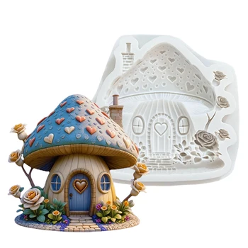Heart Mushroom Castle Mold 1