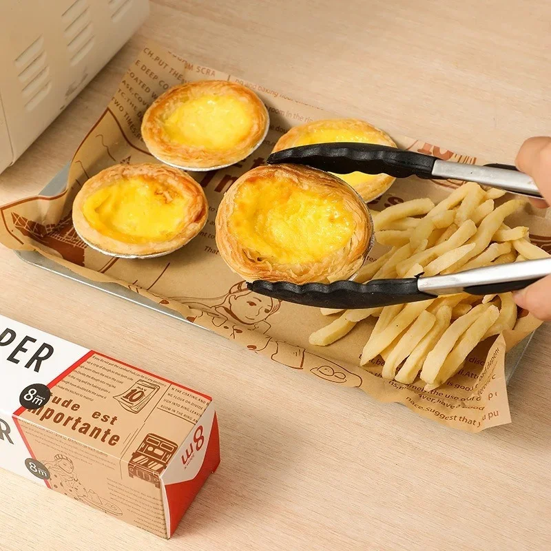 Creative Baking Paper Food Special Air Fryer Oven Oil Absorption Paper Kitchen Barbecue High Temperature Silicone Oil