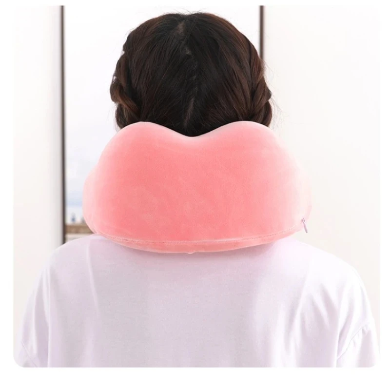 

Memory Foam U-shaped Neck Pillow Soft Travel Pillow Massage Neck Sleeping Pillows Plane Car Cervical Spine Pillow Bedding Nap