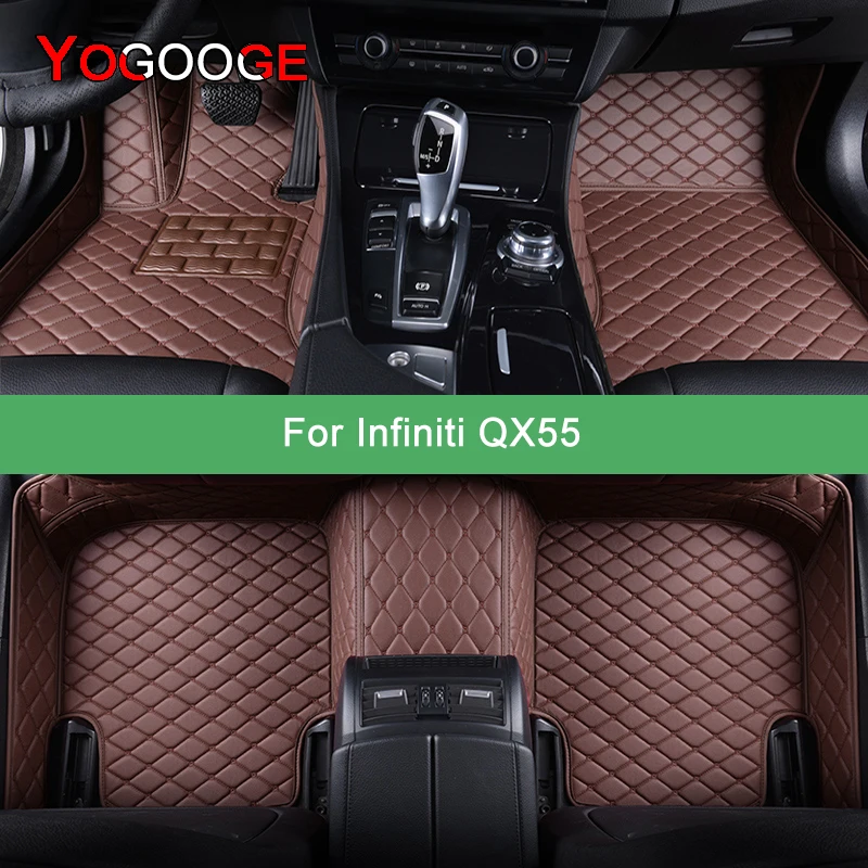 

YOGOOGE Custom Car Floor Mats For Infiniti QX55 Auto Carpets Foot Coche Accessorie