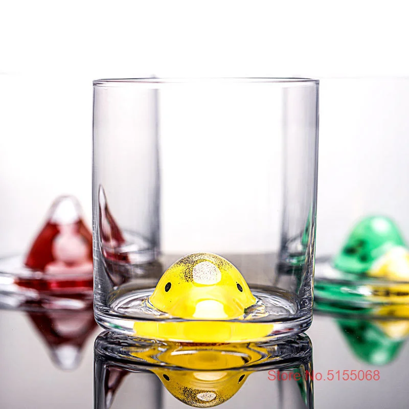 New Friends Whiskey Glass Colorful 3D Animal Head Wine Glass Nordic Style Bear Water Cup Bird Coffee Cup Beer Mug