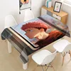 Jujutsu Kaisen Tablecloth Oxford Fabric Square/Rectangular Dust-proof Table Cover For Party Home Decor TV Covers 2