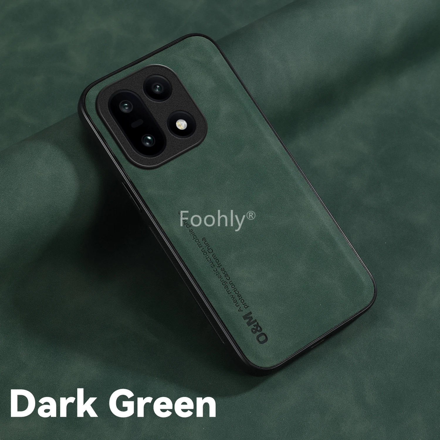 Nubuck Leather Shockproof Magnetic Protective Phone Case