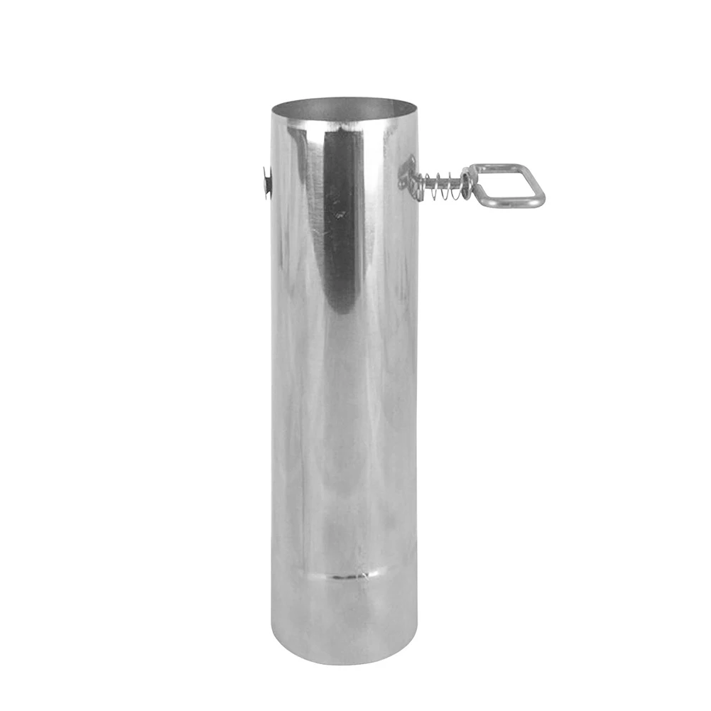 Stove Cooling Tube Cooling Anti-scalding Tube 60mm Chimney Outdoor Furnace Fireplace Stainless Steel Teepee Stove Tube