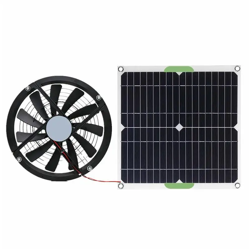 

Solar Powered Fan 12V Solar Vent Fan For Shed Ventilator Exhaust Accessories For Chicken Houses Greenhouses Pet Houses Camping