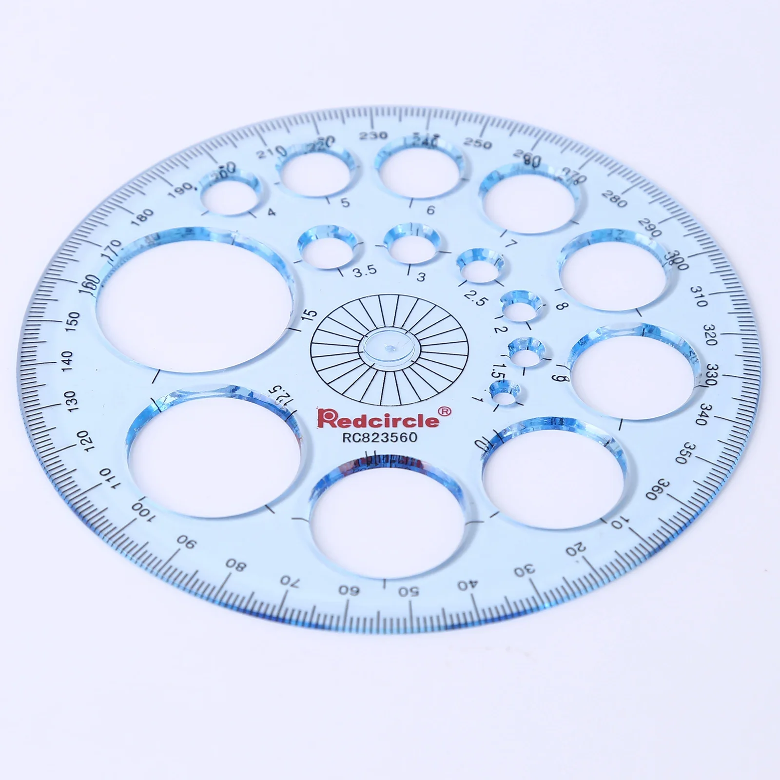 실용적인 기하학적 템플릿 플라스틱 측정자 원형 그림 그리기 템플릿 가정용 건축 거푸집용