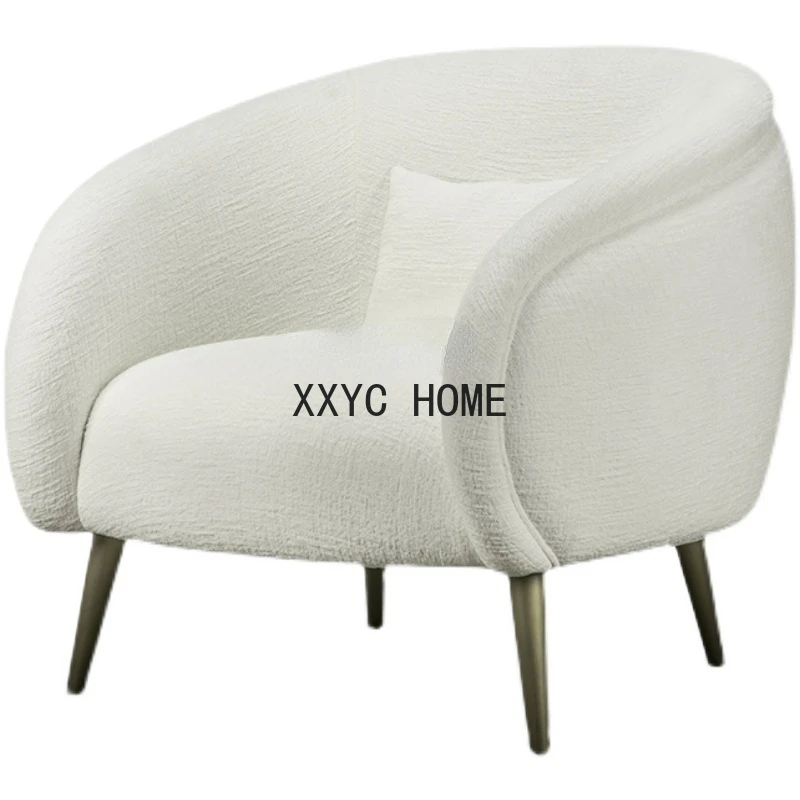 

Скандинавский диван для отдыха zq, современный минималистичный тихий стиль, искусственное Роскошное кресло, стул для гостиной и балкона