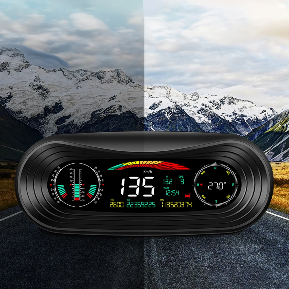 ڵ  ÷ KM/h MPH  溸 ӵ, 5.2 ġ ȭ, GPS HUD  , ڵ  ׼