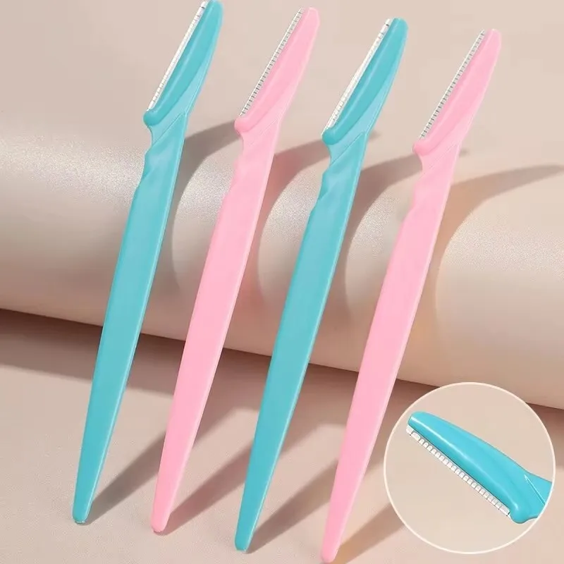 Stainless Steel Eyebrow Trimmer 5pcs Sharp Scratcher Eyebrow Scraper Trimmer Makeup And Repair Tool