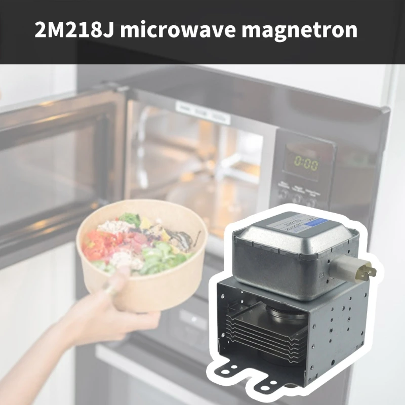 Microwave Oven Magnetron 800W Microwave Oven Tube 2M218J Electronic Heating Tube Metal Texture Part