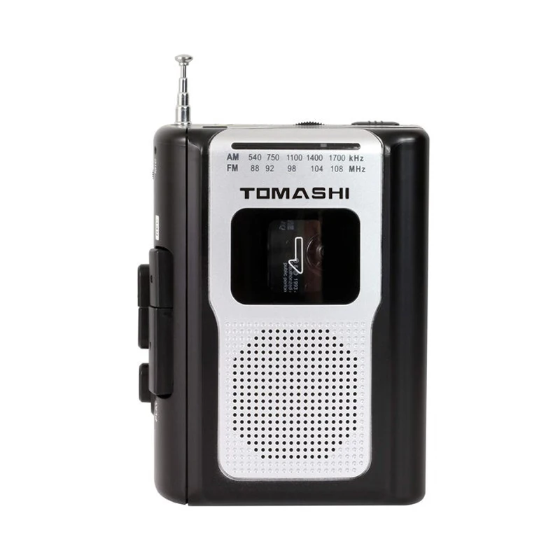 TOMASHI F-318A Portable Cassette Player Tape Recorders FM AM Radio Walkman with Built-in Speaker for News,Music,Language Learnin cassette player