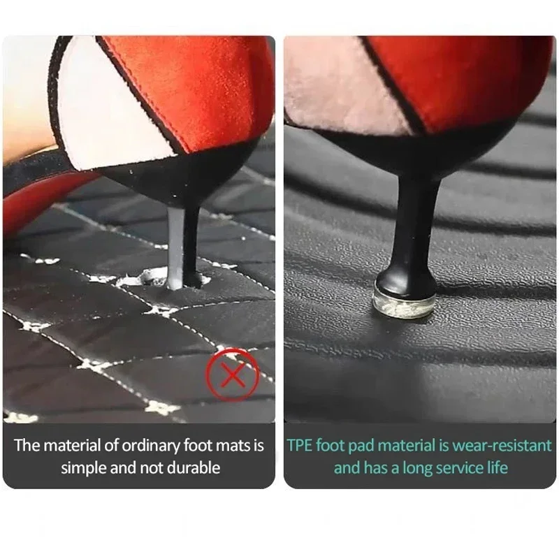 LHD Car Floor Mats Foot Waterproof Pads Liner Mat Anti-dirt Pads Accessories For Peugeot 408 408X P54