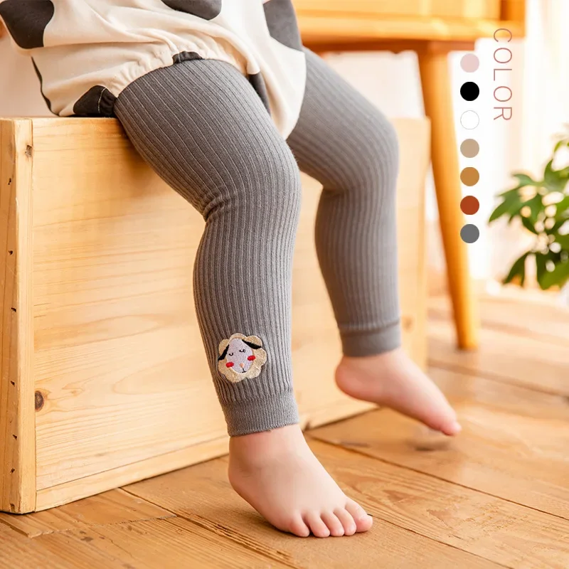 Winter Tights For Children 3D Embroidery Cartoon Tights For Girls Knitted Warm Pantyhose Girl Clothing Age for 0-5Years ballet tights,children tights