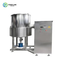 Poêle de cuisson planétaire automatique industrielle, pour confiture, Sauce, soupe, sucre, aliments, vapeur, gaz, marmite inclinable électrique 5