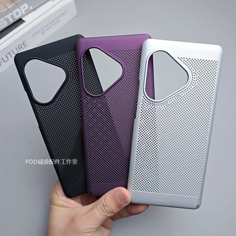 Slim Cooling Fashion Phone Case - Lightweight PC Hard Back Cover with Stylish Bumper Design