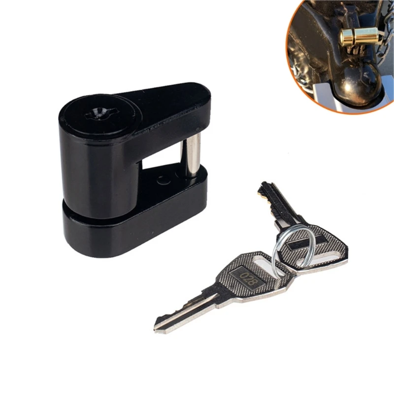 

Универсальная сцепная муфта для трейлера, грузовика на колесах, замок с защитой от кражи, прочный 3,5-дюймовый Сцепной замок, крючок-соединитель для лодки