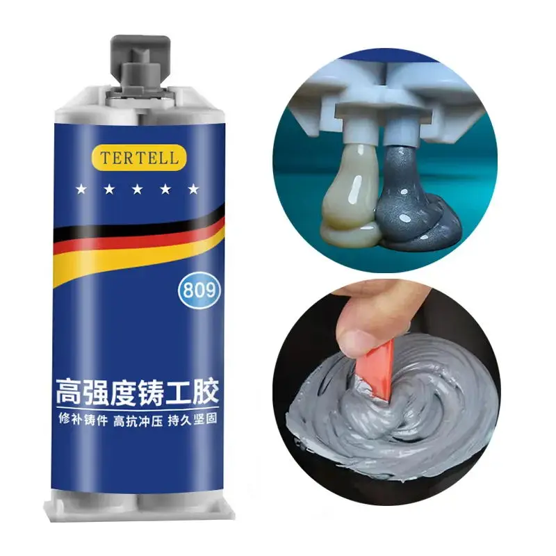 100g Metal Repair Glue AB Strong Bond Sealant Glue 50/100g Heat Resistance Cold Metal Repair Adhesive Industrial Casting Agent