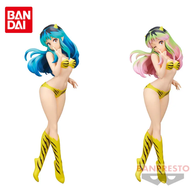 

22CM Bandai Original BANPRESTO Urusei Yatsura GLITTER&GLAMOURS LUM Kawaii Cute Anime Action Figures Collection Toys for Kids