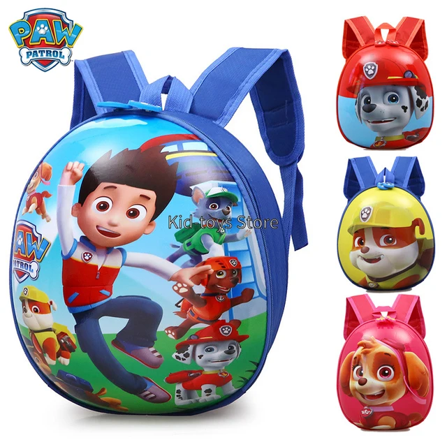 Paw Patrol Backpacks Anime Figure Skye Chase Marshall 3D Stereo Children Boys Kindergarten Backpack Kids Children Cartoon Bags 1