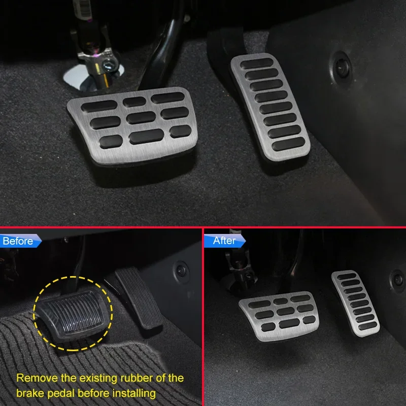 Automatic No Drill Brake Gas Pedal Cover For Hyundai Elantra GT
