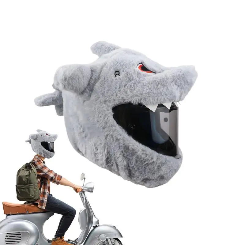 

Motorcycle Helmet Cover Cartoon Plush Helmets Hat With Crazy Large Flexible Ears Funny Helmet Protective Case For Riding Protect