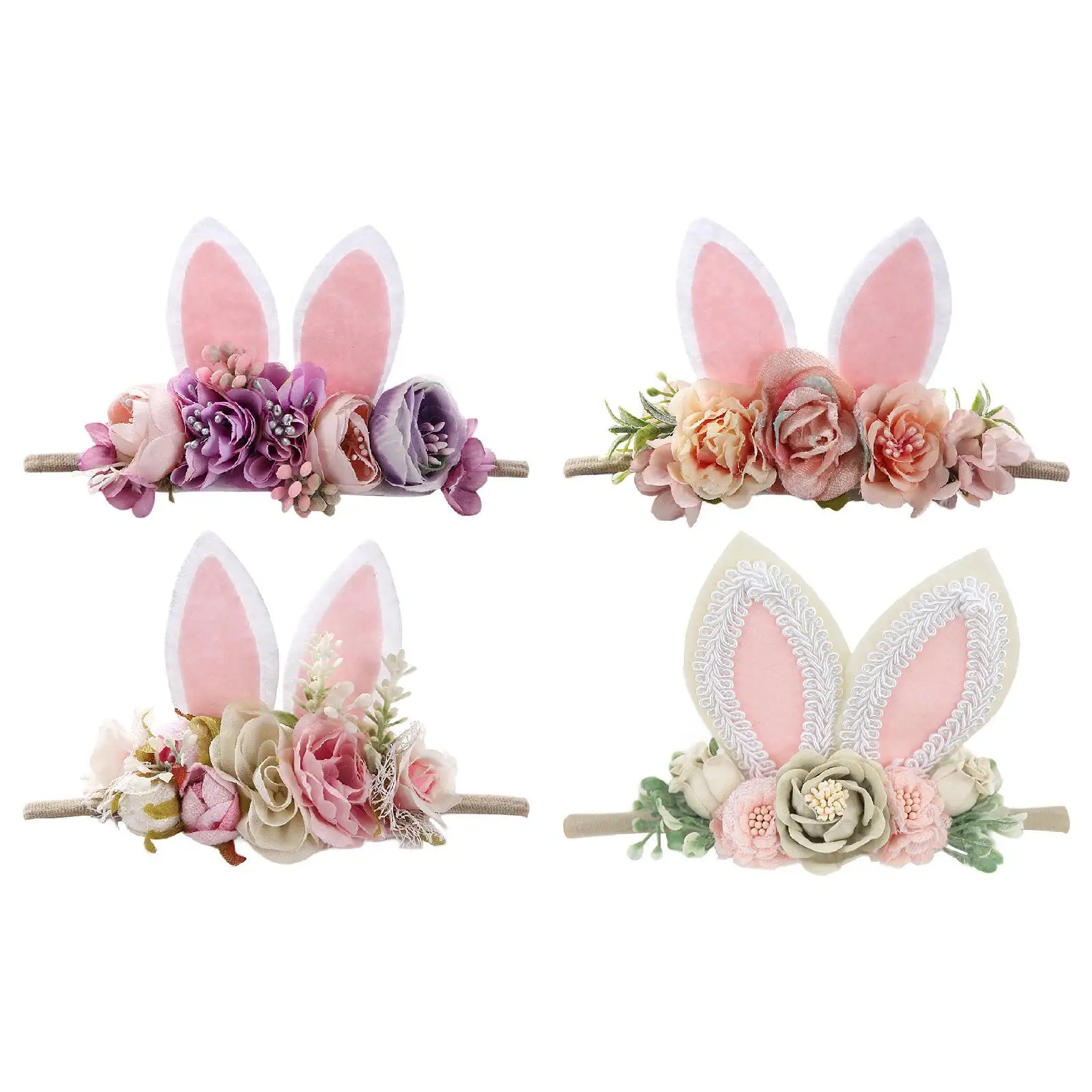 Animal Ears Headband Festival Cute Decor Kids Elastic Headband Girls Headwear Hair Styling Accessories for 0-4 Years Girls Kids