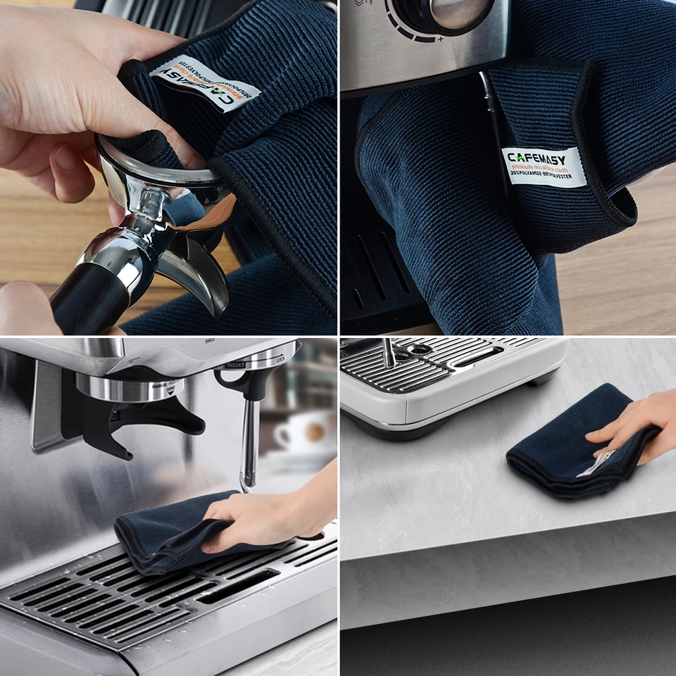 Efficiente panno per la pulizia delle macchine del caffè, adatto