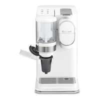 Single-Serve Conical Burr Coffee Maker 3 Size Options HomeBarista Reusable Filter Cup White Eco-Friendly Compact Brewing 1