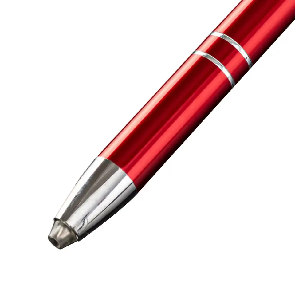 1 stylo à bille noir 3 en 1, lampe de poche LED, écran tactile et stylo à bille LED d'écriture
