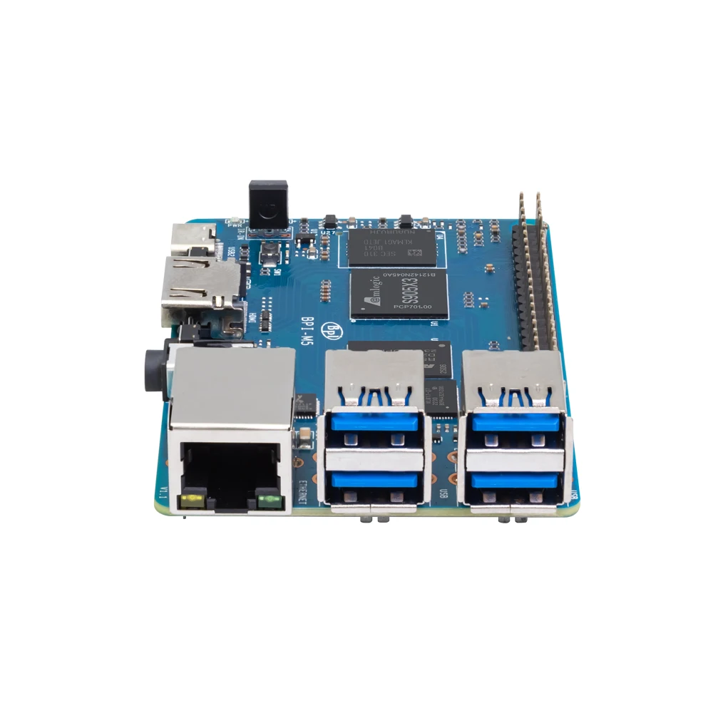 Banana PI BPI-M5 Amlogic S905X3 Quad Core 4GB LPDDR4 RAM 16GB eMMC Flash Support Linux Raspberry Pi and Orange Pi Single Board