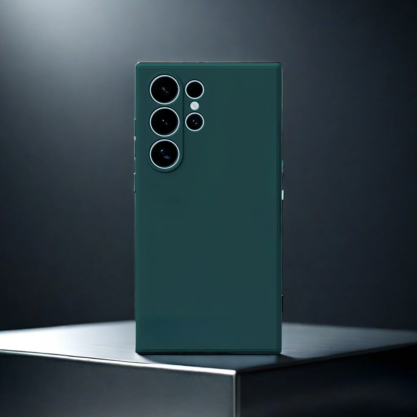Elegant Shockproof Liquid Silicone Phone Case - Fashionable Solid Colour Design