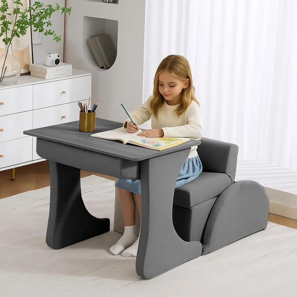 StepGizmo Convertible Sleeper Chair Sofa Bed - grey
