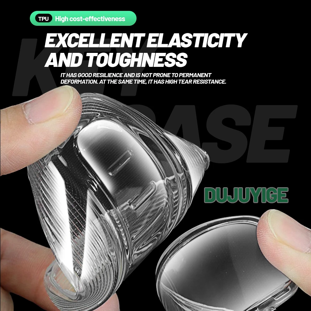 Transparent TPU Car Key Cover Protector Shell Auto Accessory