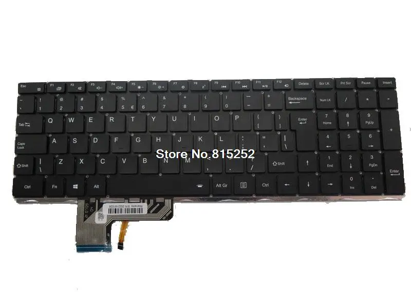 

Laptop Keyboard For MB3501049 XK-HS406 Without Frame United States US Black With Backlit