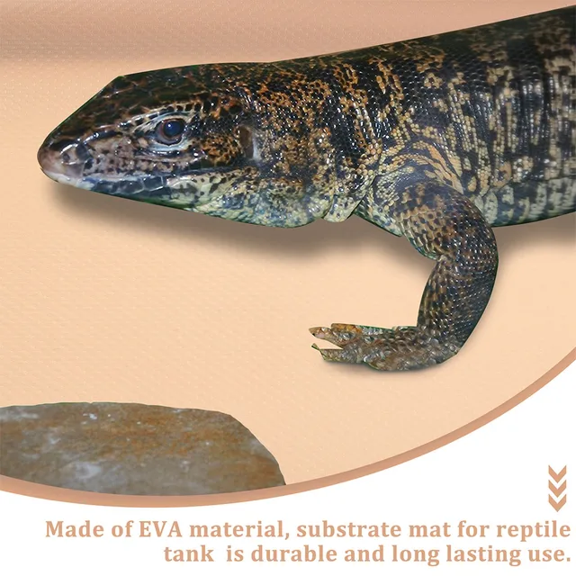 EVA Reptile Carpet Glass Container Protector Easy Clean Bearded Dragon Mat Terrarium Bedding Substrate Lizard Tank 5