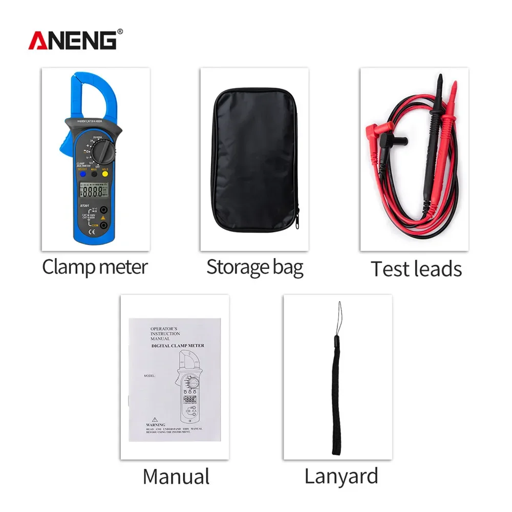 ANENG ST210 pinza amperimetrica ac/dc tester profesional
