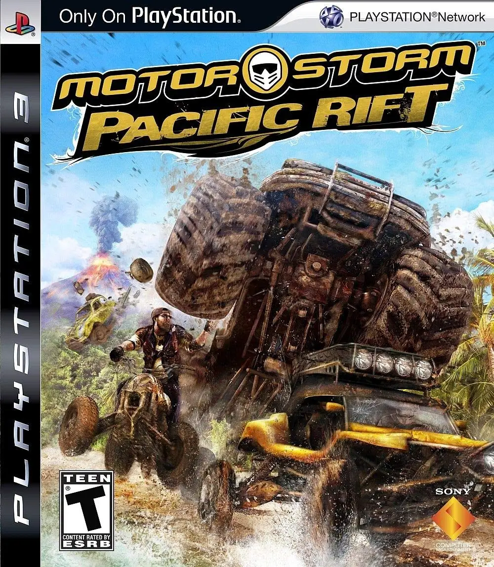 Motorstorm Pacific Rift Ps3 -Playstation 3 Versione Del Disco Controller Per Videogiochi Console Per Console Di Gioco Gamepad Command