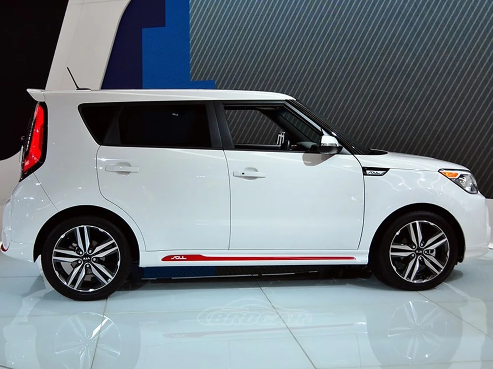 Universal Hatchback Trunk Spoiler Lip For Kia Soul (2009-2024) - Black Rear Lip Wing, Adhesive Mount